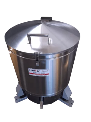 Imagem de demonstração da centrífuga de alimentos industrial